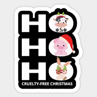 Cruelty Free Christmas Sticker